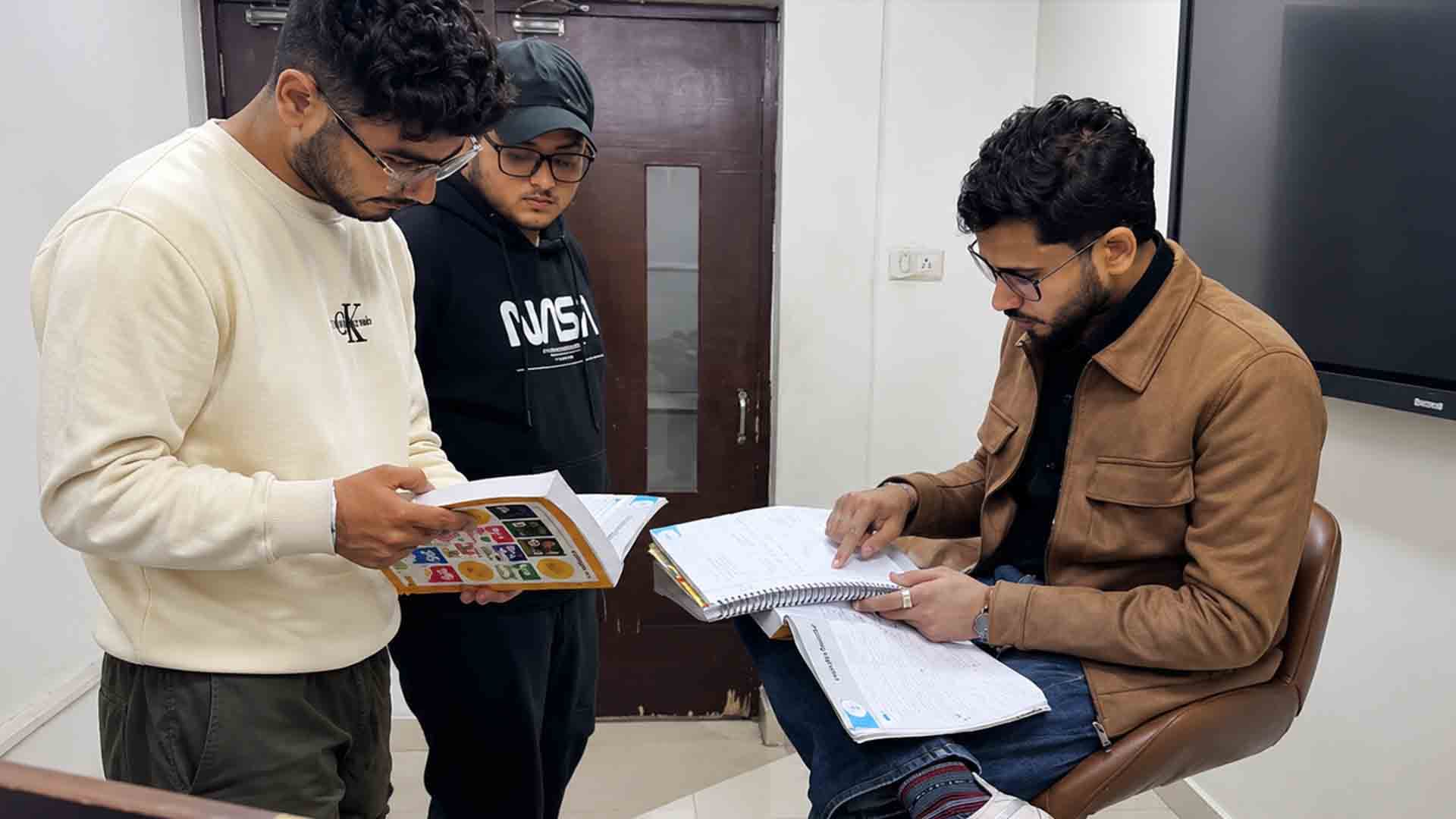 A moment from the classroom